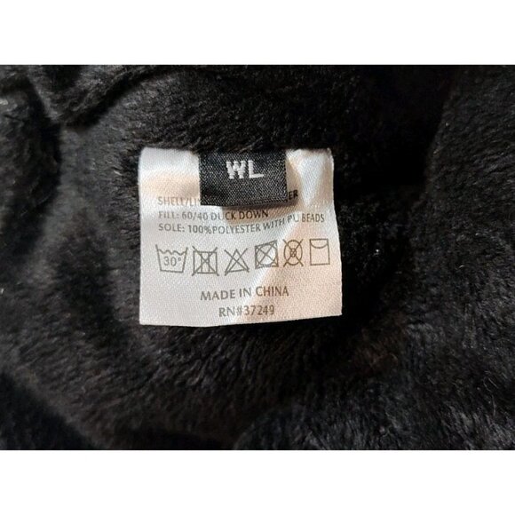 REI Duck Down Purple Fleece Lined Camping Booties Slippers Boot Women Size Large - Picture 10 of 10